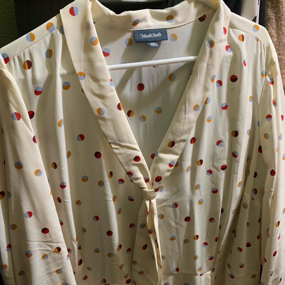 Retro Semi Drop Waist ModCloth Dress size 28 Brand New